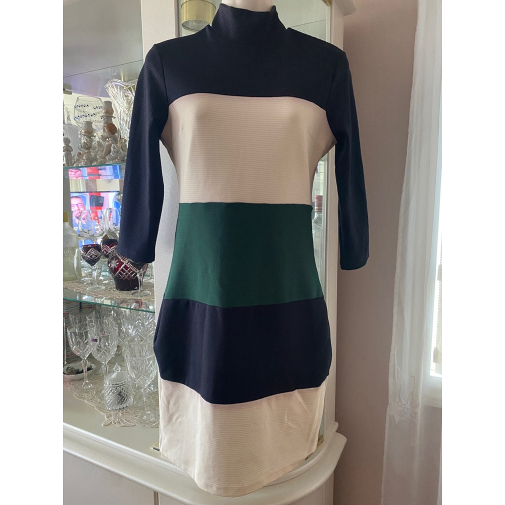 Appeline Dress Size EUR 40 US M (10) block colour Blue and Green - Picture 2 of 12